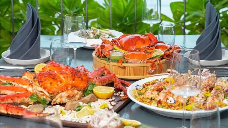 Hải sản tươi ngon là một phần không thể thiếu trong trải nghiệm ẩm thực Đà Nẵng