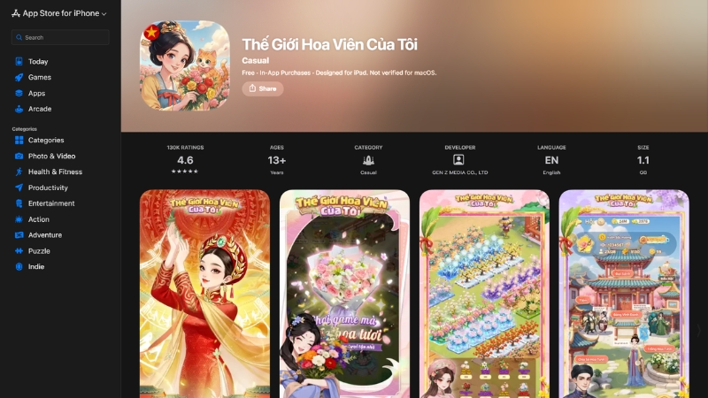 Người dùng iPhone nên tải game trực tiếp từ App Store để đảm bảo an toàn