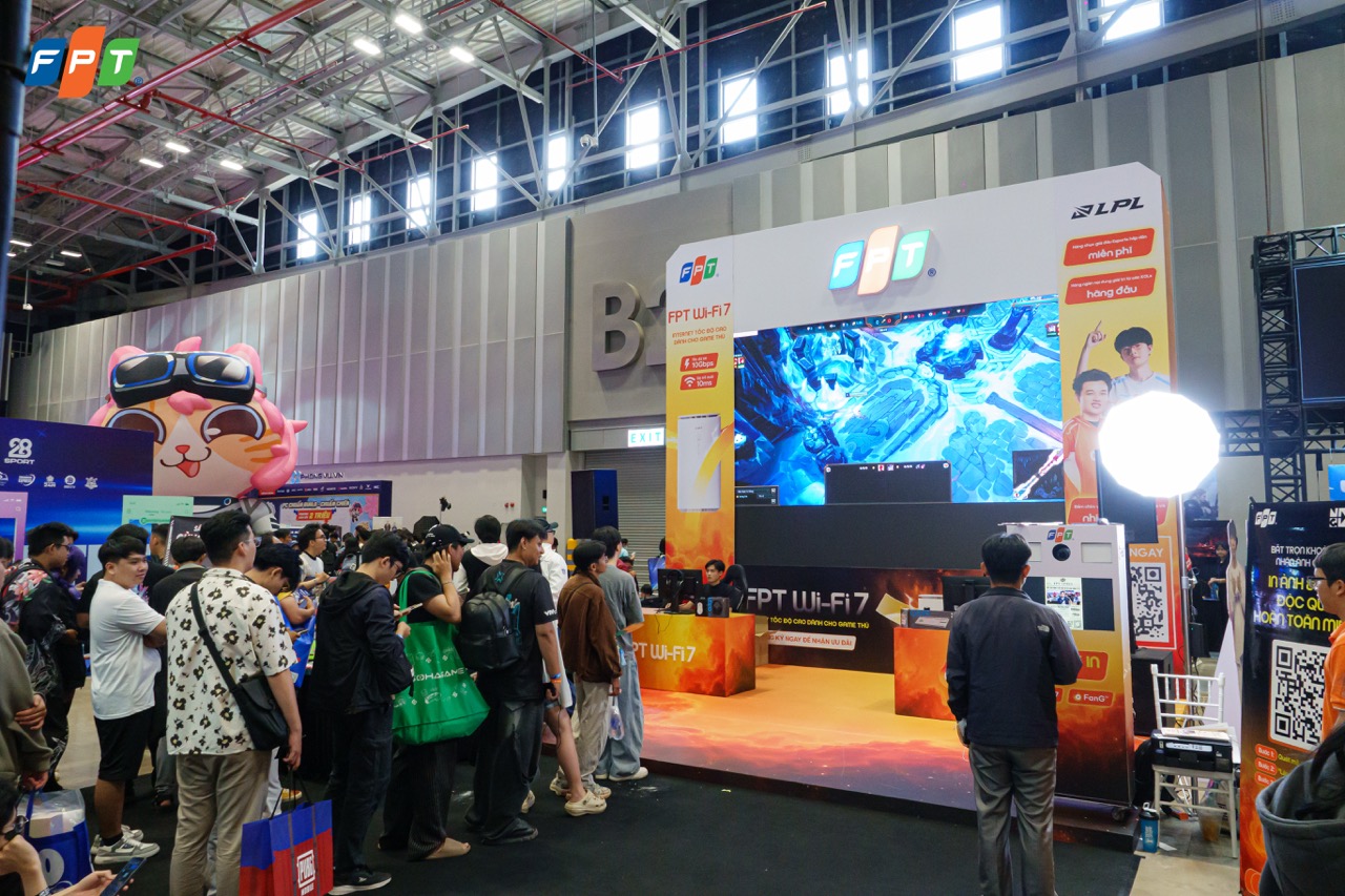 FPT khuấy động Vietnam Gameverse 2026 với kh&ocirc;ng gian trải nghiệm ấn tượng cho game thủ
