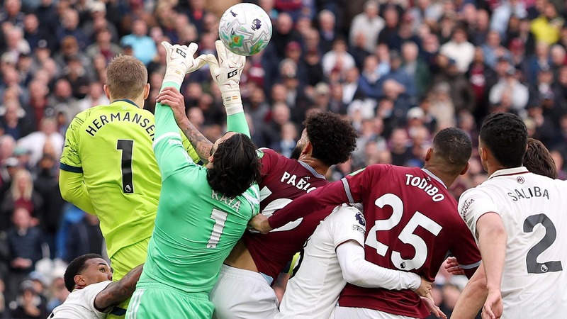 Pablo David Raya West Ham Arsenal 05102026 (1)