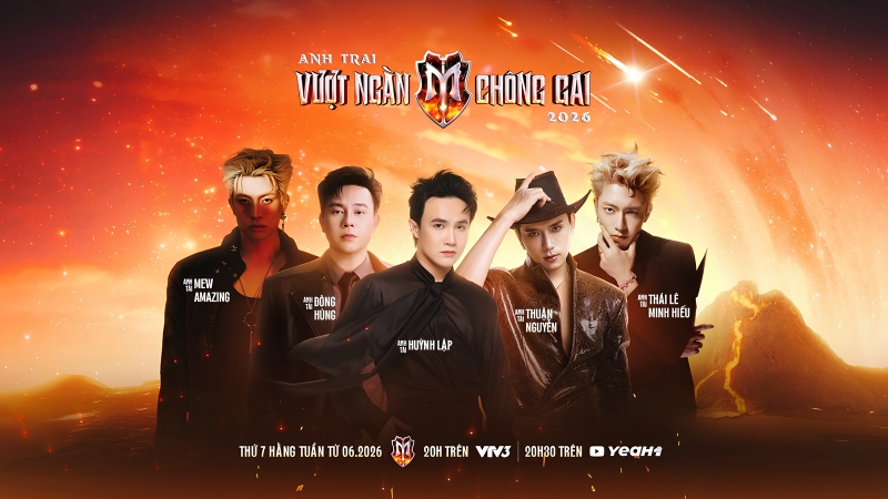 Anh Trai Vượt Ng&agrave;n Ch&ocirc;ng Gai m&ugrave;a 2: H&eacute; lộ 10 Anh T&agrave;i đầu ti&ecirc;n