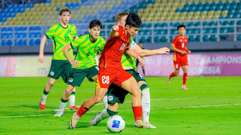 U17 Việt Nam từng đánh bại Australia 2-1 ở giải U17 Đông Nam Á 2026