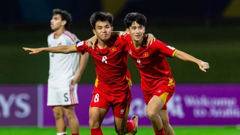 U17 VN đánh bại U17 UAE