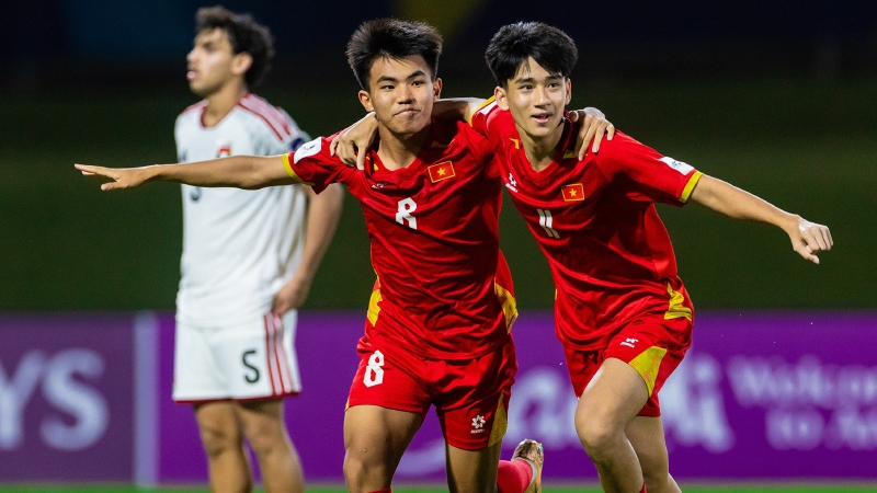 U17 Việt Nam vào tứ kết AFC U17 Asian Cup với tư cách đội nhất bảng C