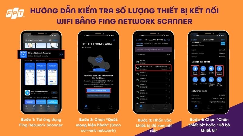 Cách chặn thiết bị lạ trên phần mềm bên thứ 3
