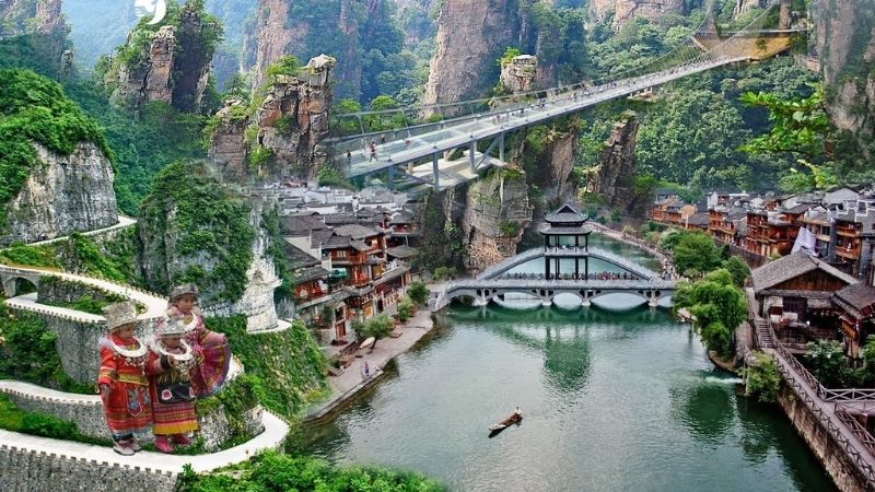 Vẻ đẹp đặc trưng của vùng Hồ Nam - từ rừng cột đá Trương Gia Giới đến cổ trấn Phượng Hoàng bên dòng Đà Giang