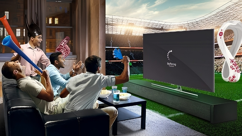 Mạng lag khi xem bóng đá làm ứng dụng xem bóng đá bị buffering