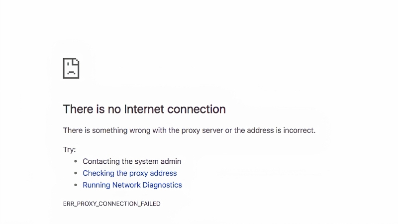 Không có kết nối Internet sau khi reset modem Wifi