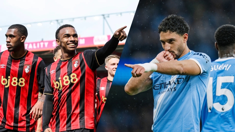 Theo dõi cuộc đối đầu giữa Bournemouth vs Man City trên FPT Play
