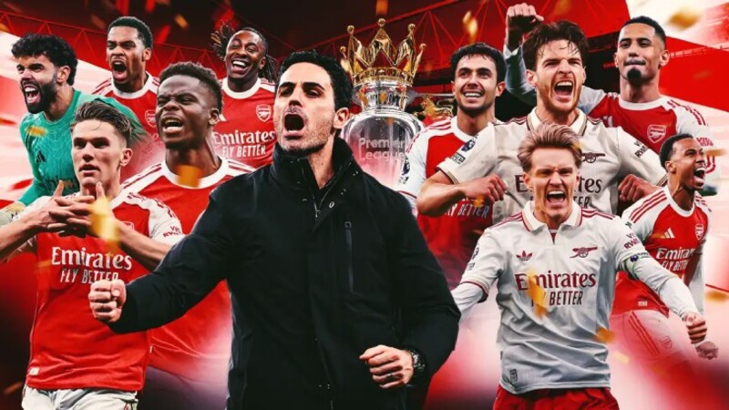 Arsenal v&ocirc; địch Ngoại Hạng Anh 2025/26: Ph&aacute;o thủ đăng quang