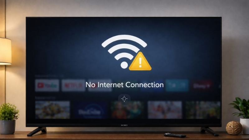 Smart TV mất mạng liên tục là dấu hiệu Wifi ngắt kết nối liên tục
