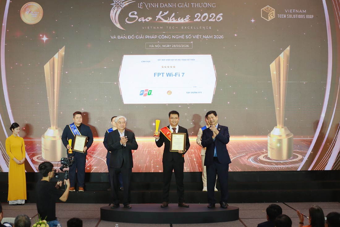 FPT Wi-Fi 7, FPT Camera, FPT Play c&ugrave;ng FanGTV thắng lớn tại Sao Khu&ecirc; 2026