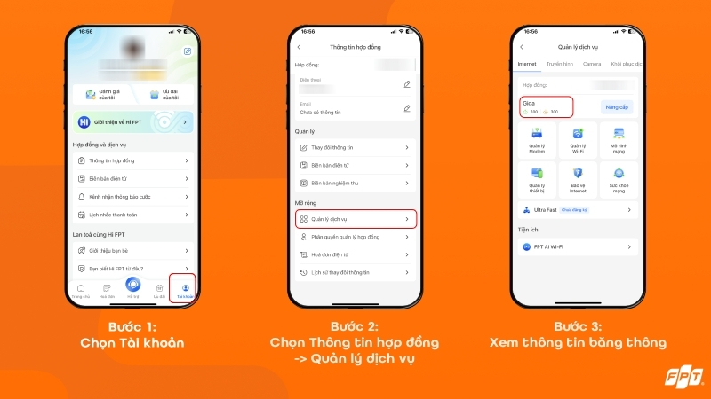 Kiểm tra tốc độ download và upload bằng ứng dụng Hi FPT