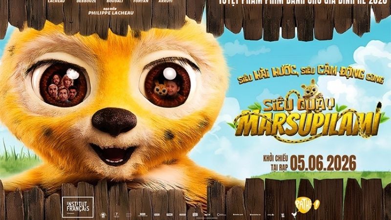 Siêu- Quậy- Marsupilami – tác- phẩm- phiêu- lưu- hài- hước- dành- cho- gia- đình- và- thiếu- nhi- khởi- chiếu- tháng- 6-2026