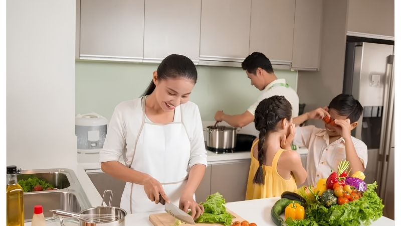 Cùng gia đình nấu những món ăn ngon, giải nhiệt mùa hè