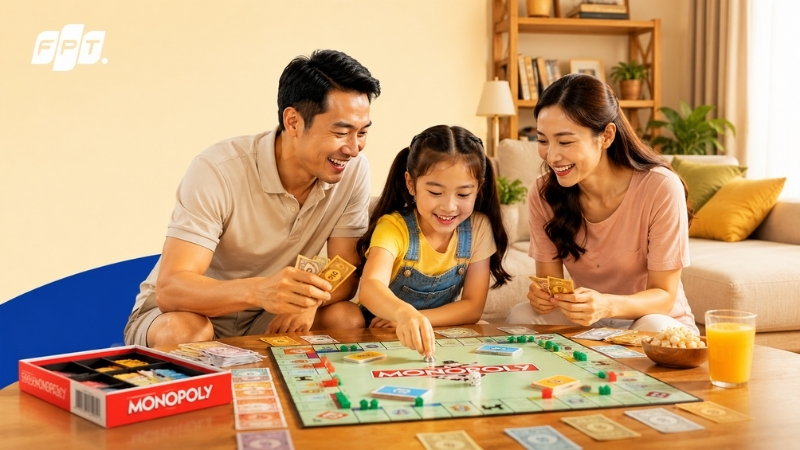 Gắn kết gia đình bằng những buổi chơi Boardgame