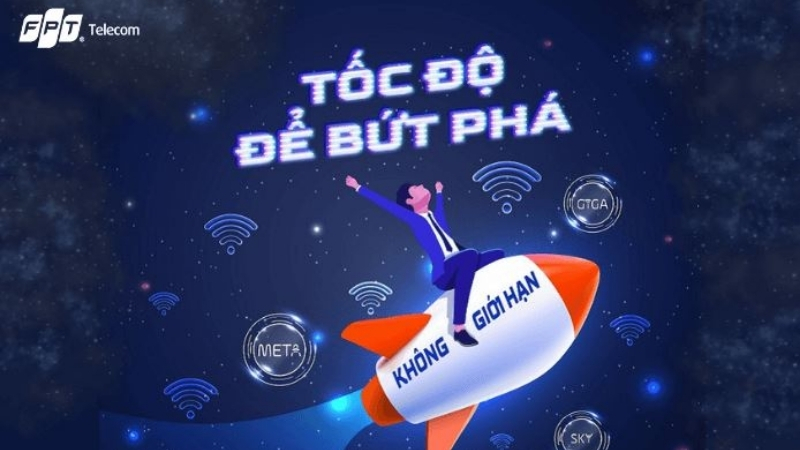 FPT cung cấp các gói mạng tốc độ cao