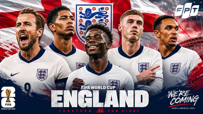 Đội tuyển Anh c&ocirc;ng bố danh s&aacute;ch tham dự World Cup 2026.