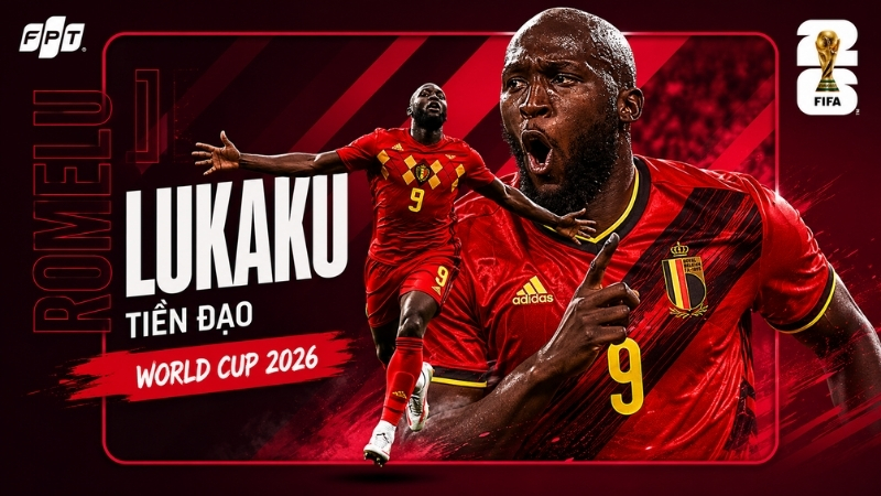 Tiền đạo Romelu Lukaku