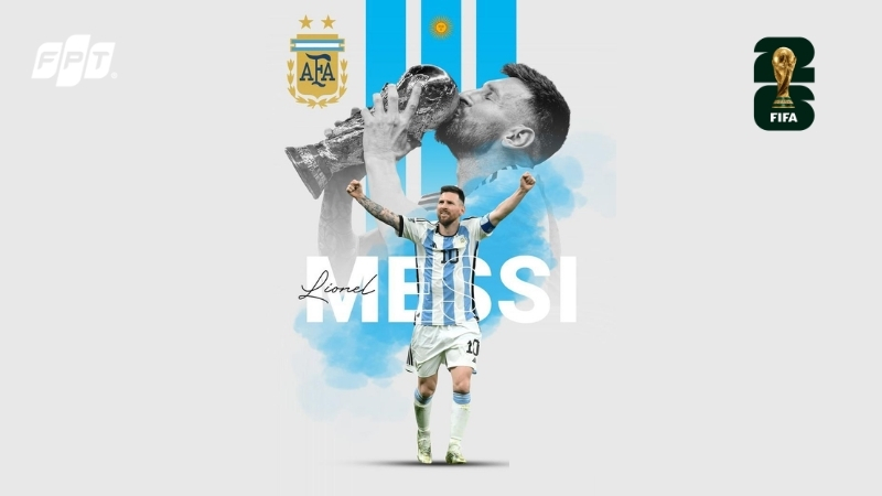 Messi góp mặt trong đội hình Argentina World Cup 2026