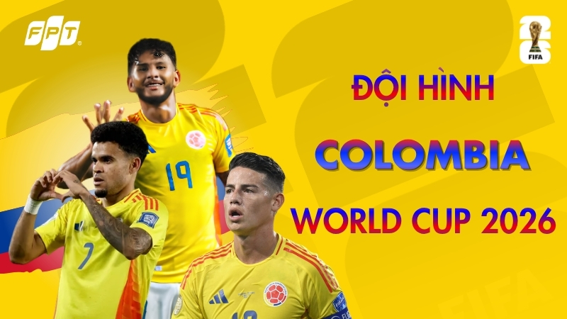 Đội tuyển Colombia World Cup 2026: Danh s&aacute;ch 26 cầu thủ