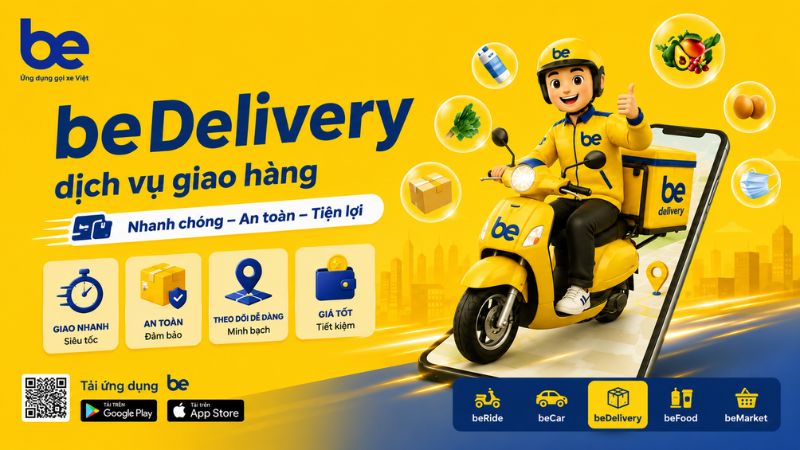 beDelivery l&agrave; g&igrave;? Hướng dẫn giao h&agrave;ng v&agrave; cước ph&iacute; mới nhất