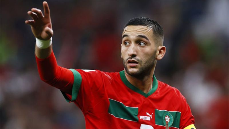Hakim Ziyech vắng mặt đầy tiếc nuối ở giải đấu lớn