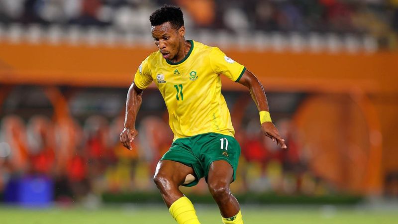 Sự trở lại của Themba Zwane là điểm tựa quan trọng của đội tuyển Nam Phi tại WC 2026
