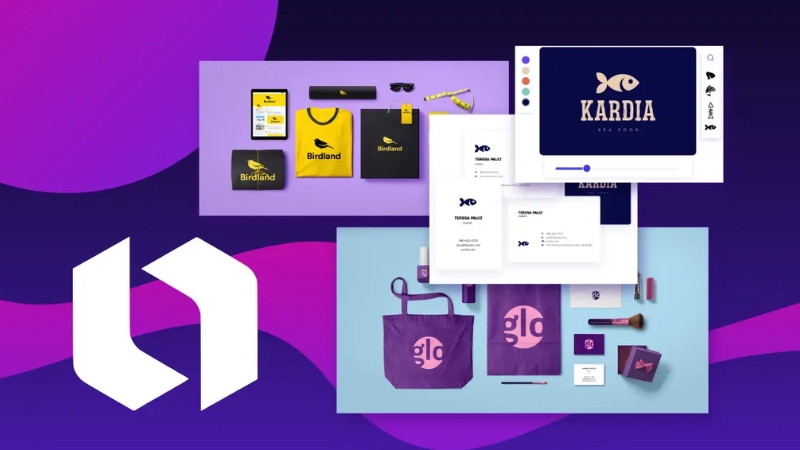 Looka giúp đồng bộ logo trên các sản phẩm