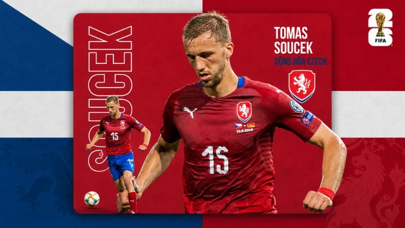 Tomas Soucek chính thức tham dự đội tuyển Séc World Cup 2026
