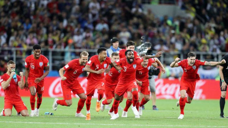Năm 2018 đánh dấu lần đầu tiên Anh thắng một loạt luân lưu tại World Cup