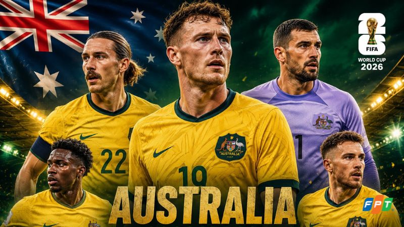 Đội tuyển Australia WC 2026: Danh s&aacute;ch ch&iacute;nh thức mới nhất