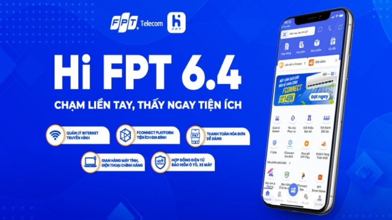 Ứng dụng quản lý Internet toàn diện Hi FPT