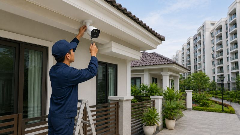Lắp đặt camera AI cho nhà riêng