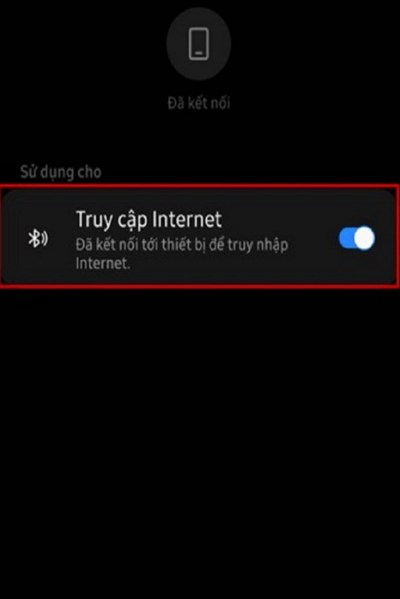Chia sẻ Wifi thành công