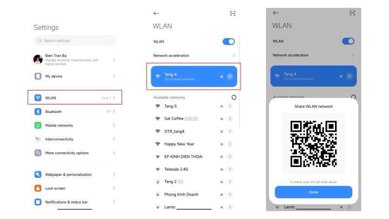 Cách xem mật khẩu WiFi đã kết nối trên điện thoại, máy tính