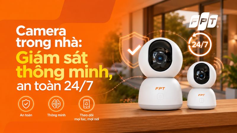 Lắp Camera trong nh&agrave;: Gi&aacute;m s&aacute;t th&ocirc;ng minh, an to&agrave;n 24/7