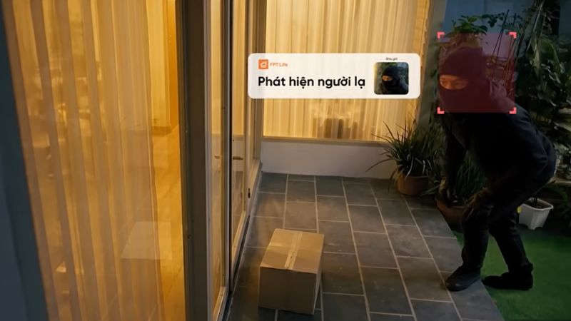 Camera có khả năng nhận diện người lạ