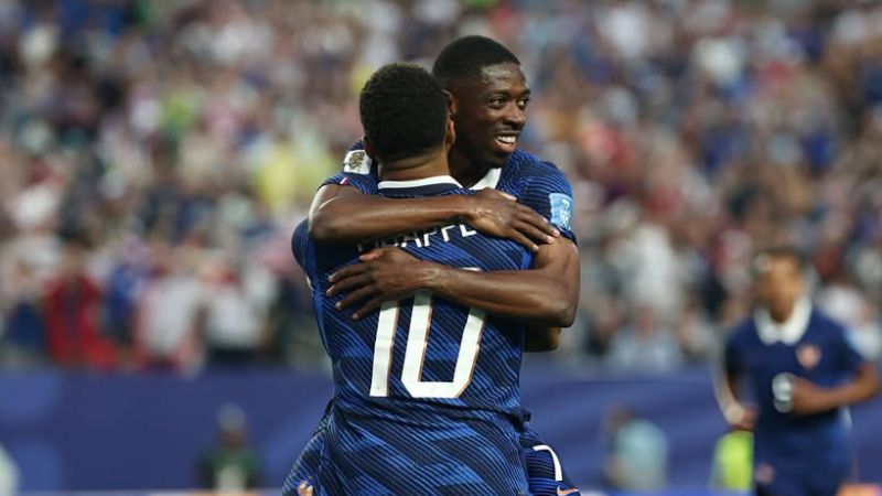 Dembele ghi bàn ấn định chiến thắng từ đường kiến tạo thứ hai của Olise
