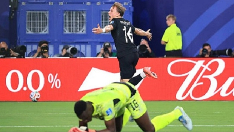Pedersen ghi bàn ngay trong lần đầu đá chính tại World Cup năm nay