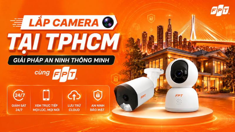 Lắp camera tại TPHCM: B&aacute;o gi&aacute; mới nhất v&agrave; ưu đ&atilde;i FPT