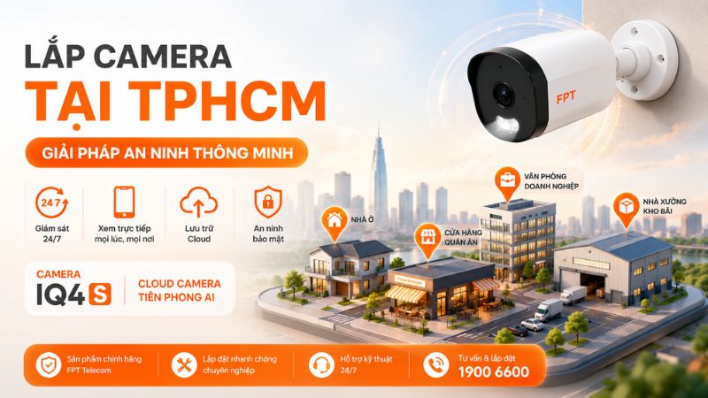 Nhiều khu vực tại TP.HCM đang ưu tiên lắp camera để nâng cao khả năng giám sát, quản lý và phòng ngừa rủi ro an ninh.