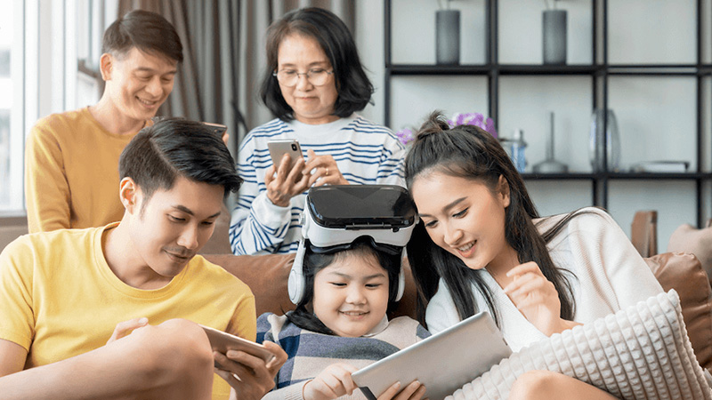 Đường truyền ổn định phục vụ đa dạng nhu cầu trong một căn hộ