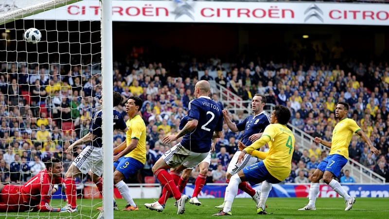 Scotland vs Brazil gặp nhau tại giải đấu năm 2011