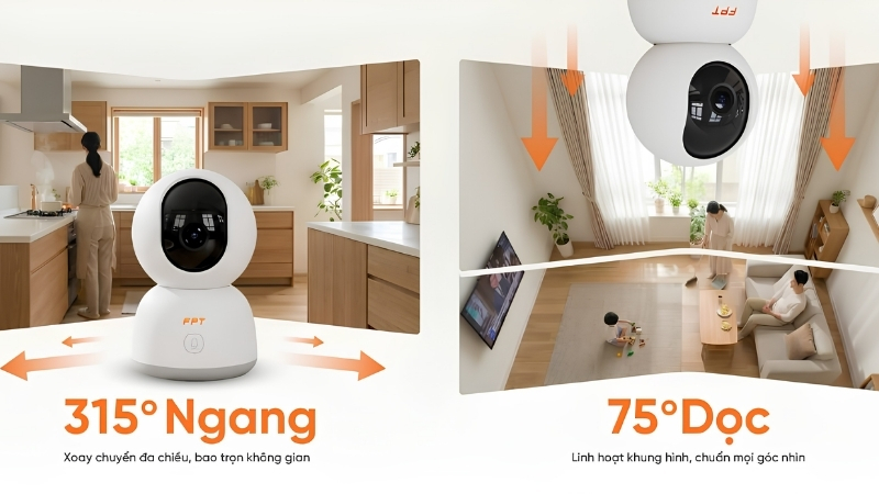 Xác định môi trường lắp đặt camera trong nhà
