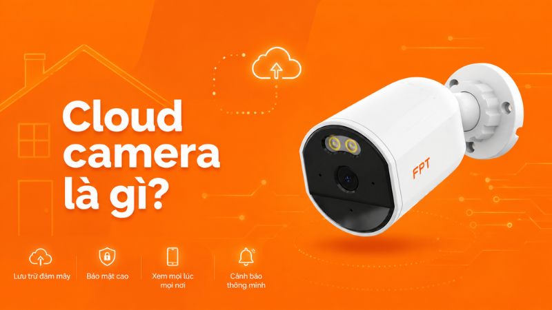 Cloud Camera l&agrave; g&igrave;? Hiểu r&otilde; trước khi lắp camera lưu đ&aacute;m m&acirc;y