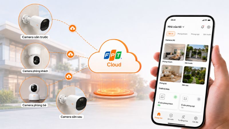 Quản lí nhiều camera cùng lúc trên một thiết bị