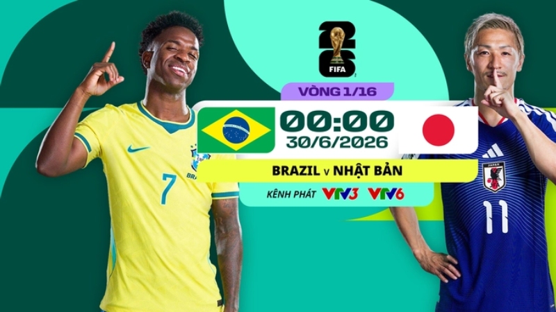 Brazil và Nhật Bản là một trong những trận cầu tâm điểm của vòng 32 đội