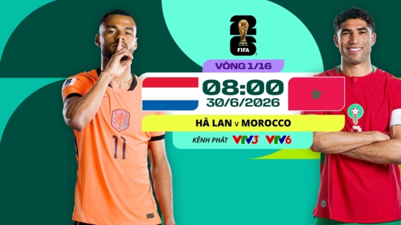 Hà Lan vs Morocco là một trong những cặp đấu khó đoán ở vòng 32 đội