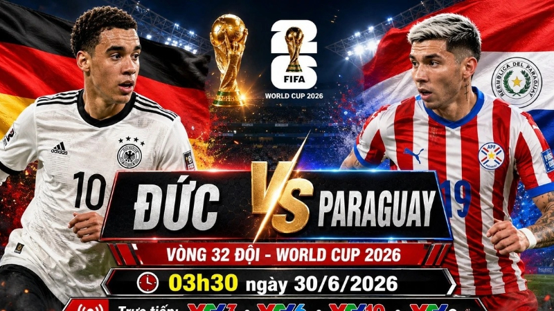 Link xem trực tiếp Đức vs Paraguay (3:30 30/6) v&ograve;ng 1/16
